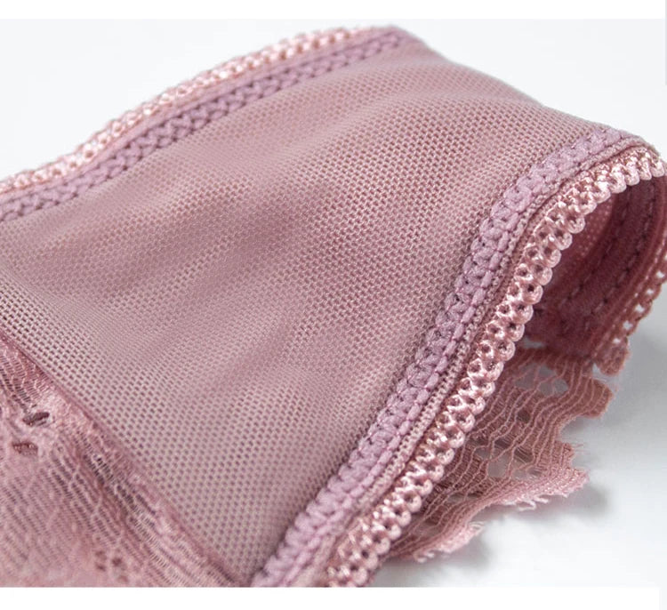 Sexy Panties For Women Underwear Lace Low-waist Solid Underpant Women's Lingerie Transparent Thong Hollow Out Female Briefs