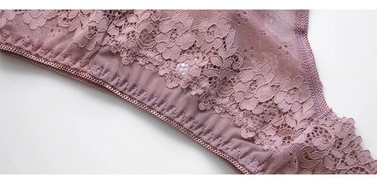 Sexy Panties For Women Underwear Lace Low-waist Solid Underpant Women's Lingerie Transparent Thong Hollow Out Female Briefs