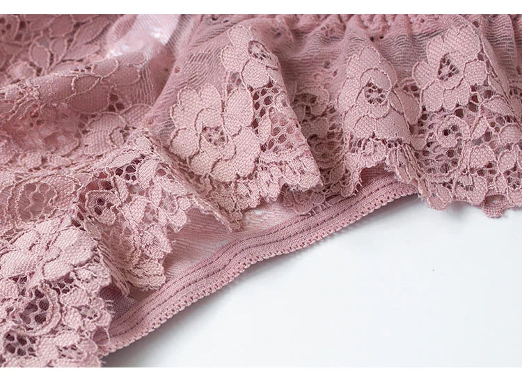 Sexy Panties For Women Underwear Lace Low-waist Solid Underpant Women's Lingerie Transparent Thong Hollow Out Female Briefs