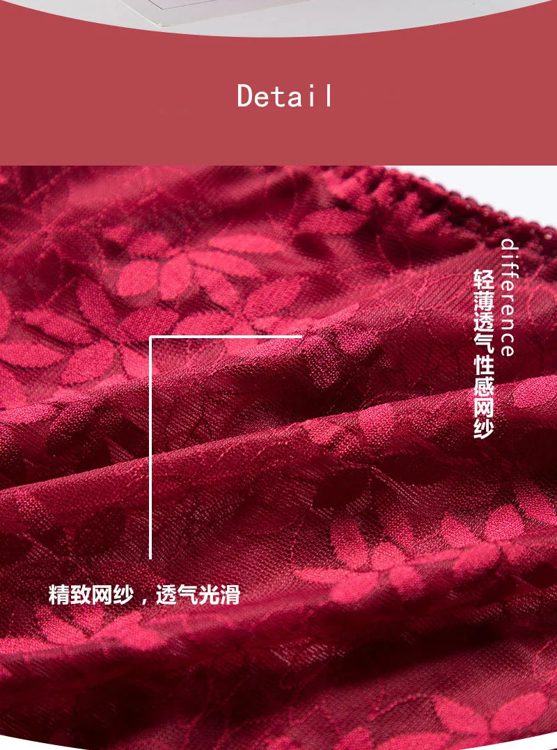 Sexy Lace Women Underwear High Waist Seamless Thin Female Panties High Elasticity Transparent Big Size for Plump Women Breifs