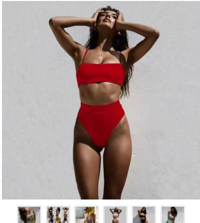 Womens Sexy Bikini Set High Waist Bikinis Bathing Suits Beach Bikini for Women Swimwear Female Push Swimsuit Bikinis
