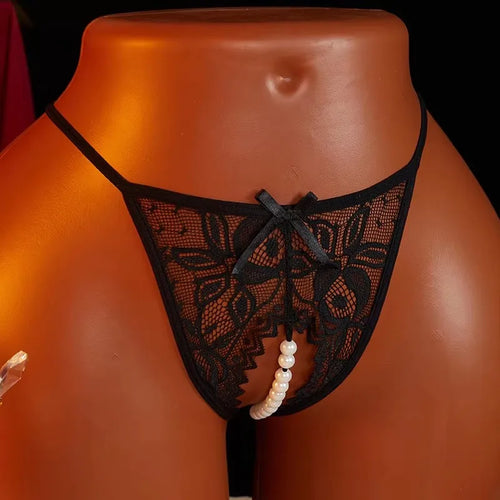 Intimates Sexy Panties For Women Low Rise Erotic Thong Open Hips Underwear Lace Can Be Inserted Into Briefs Crotchless Lingerie