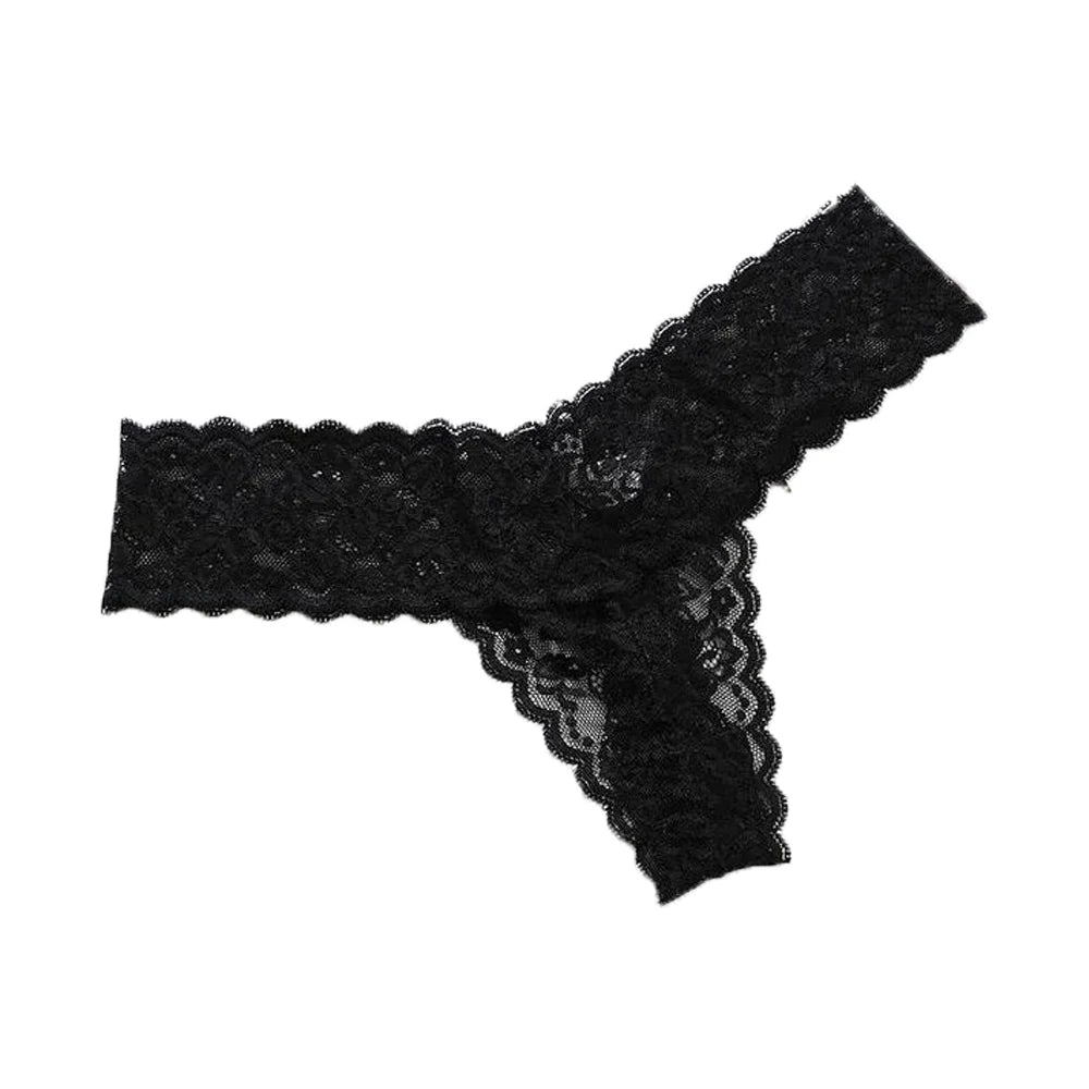 Sweet Low Waist Lace Seamless Panties Thong Bow Underwear for Women Transparent Cotton Crotch Mesh Lace Briefs Lady