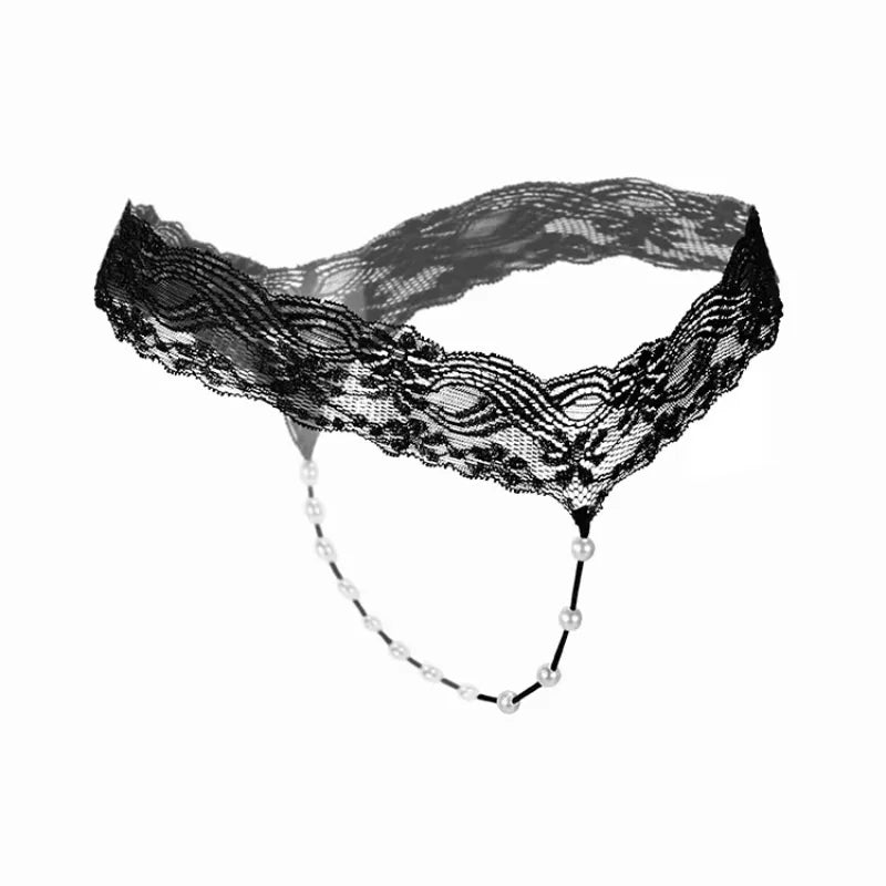 Intimates Sexy Panties For Women Low Rise Erotic Thong Open Hips Underwear Lace Can Be Inserted Into Briefs Crotchless Lingerie