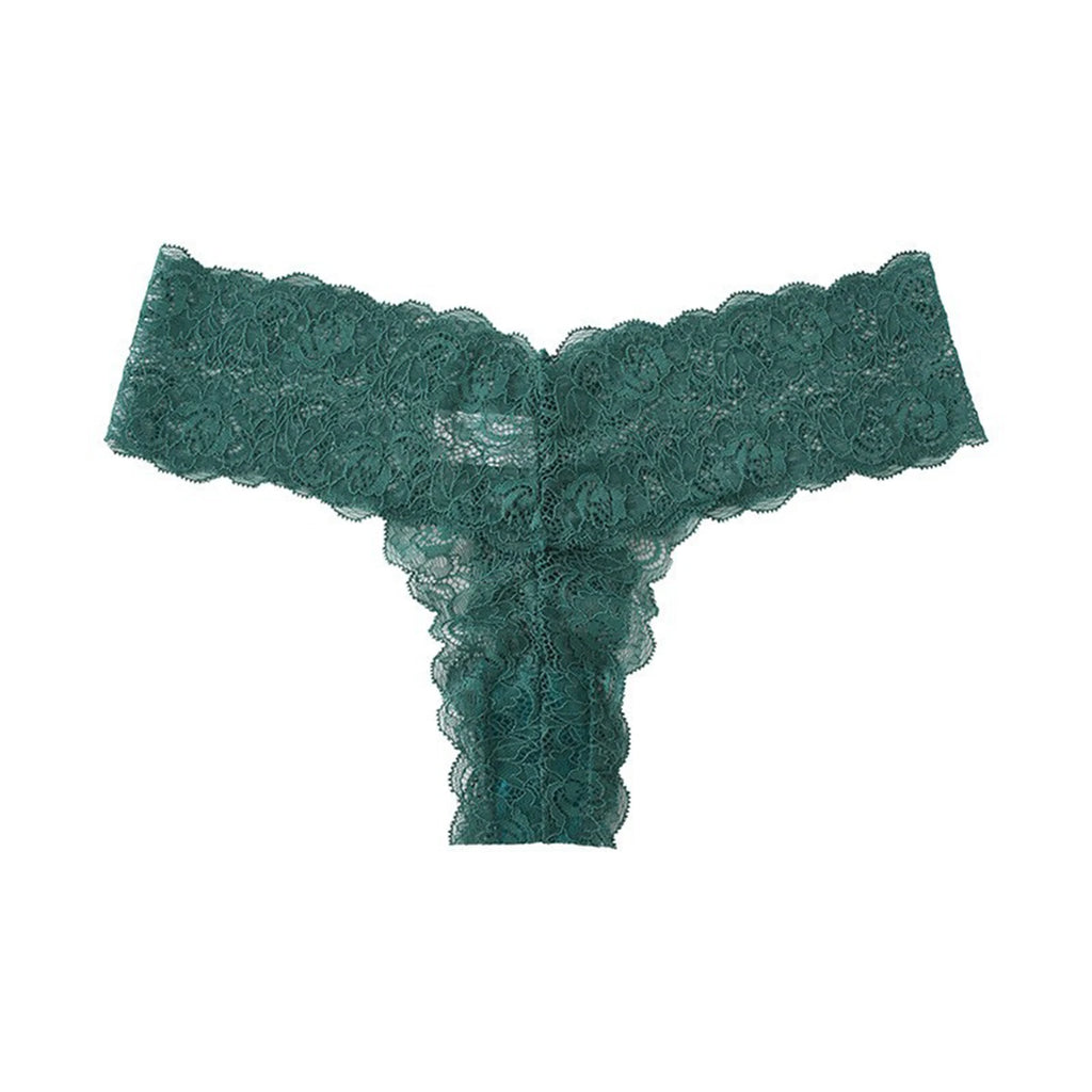 Women's Lace Thong Panties Sexy Hollow Out Breathable Seamless Women's Underwear Multiple Colors Ladies Intimate Lingerie