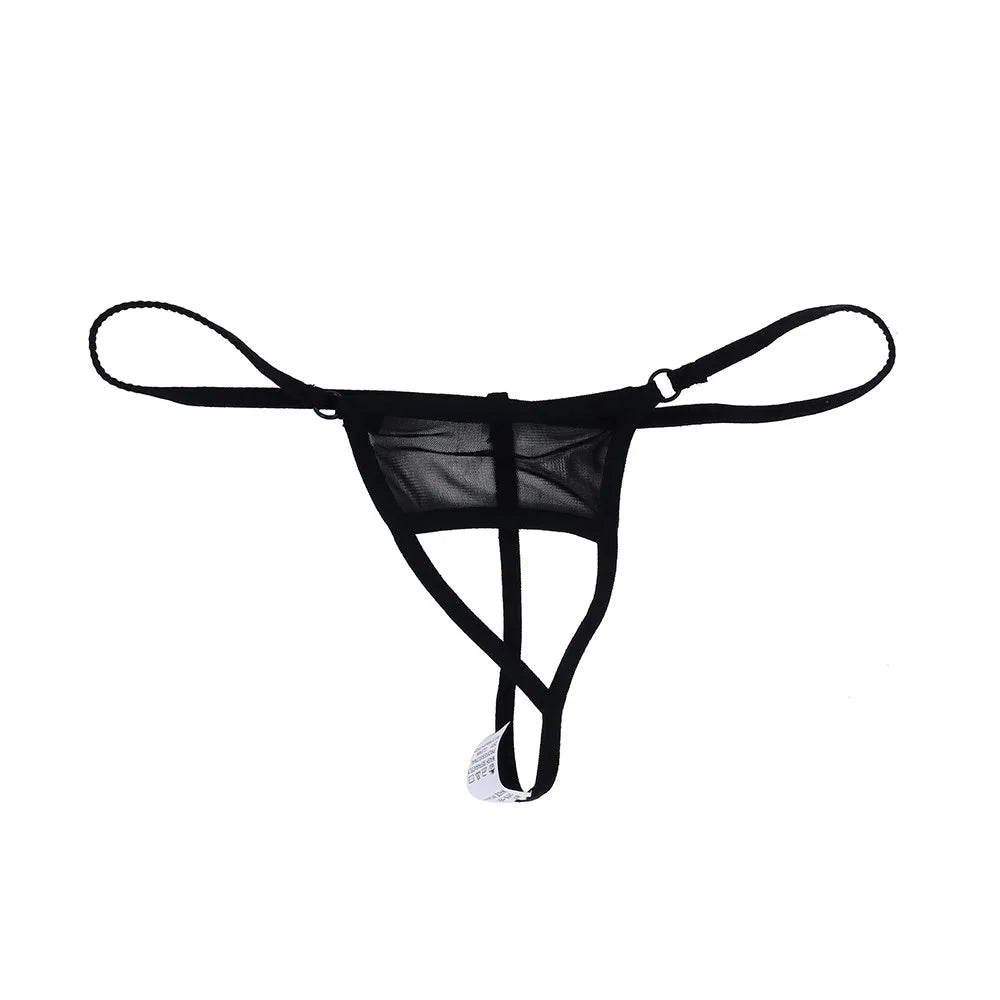 Women'S Panties Sexy Open Crotch Sexy Lingerie Transparent G-Strings Thongs Solid Underwear For Ladies Lace Pantys