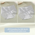 2PCS Ultra-thin Transparent Briefs Women's Panties Sexy Seamless Breathable Underwear Female Stretch Erotic Korean Lingerie
