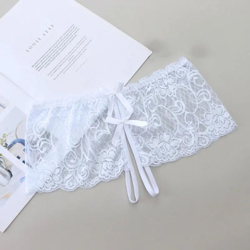 Sexy Lingerie Erotic Open Crotch Panties for Women Panties Lace Transparent Crotchless Underwear Underpants Lace Sexy G-String