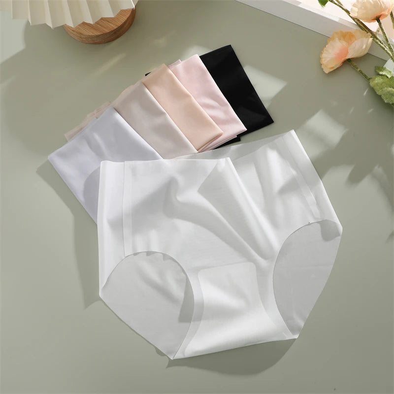 2PCS Ultra-thin Transparent Briefs Women's Panties Sexy Seamless Breathable Underwear Female Stretch Erotic Korean Lingerie