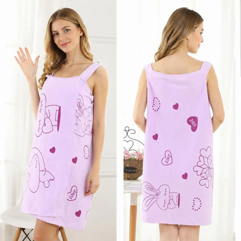 Womens Bath Towels Girls Wearable 80*135Cm Fast Drying Bathing Beach Spa Bathrobes Wash Clothing, Shower Bath And Gym Towel