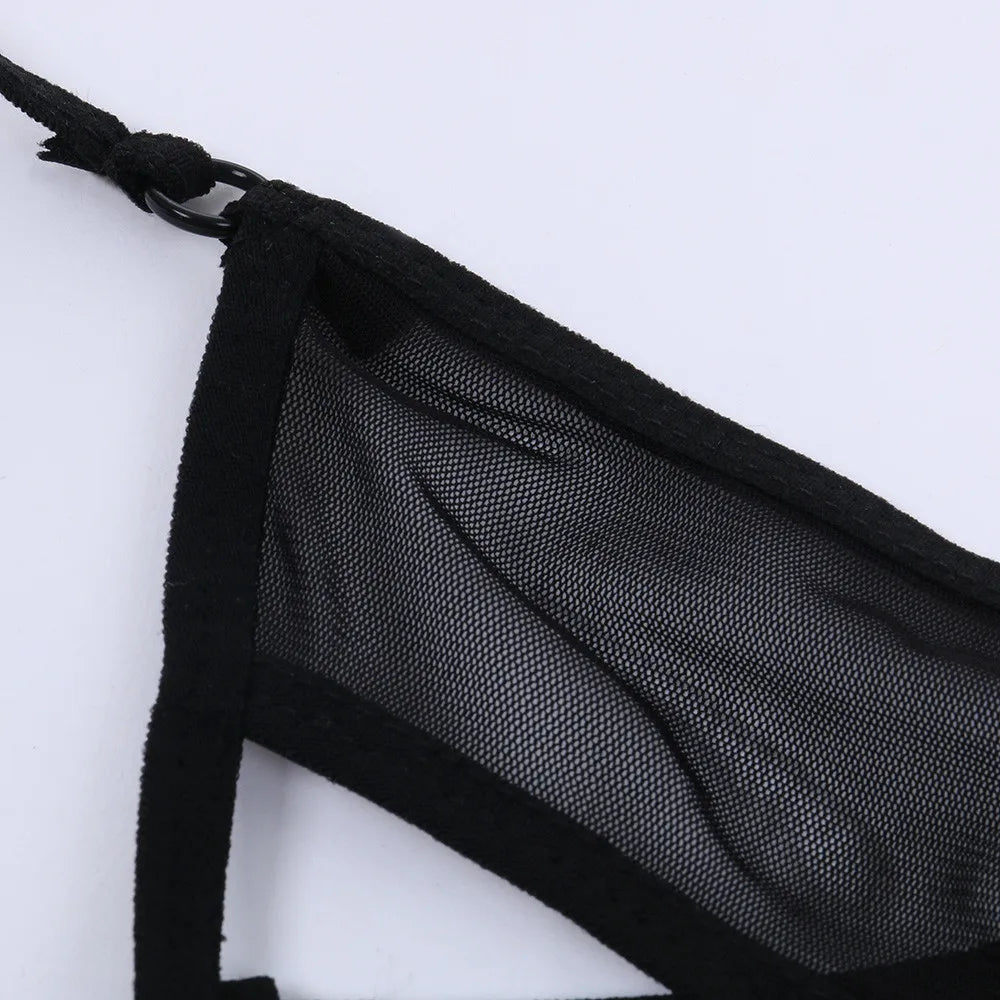 Women'S Panties Sexy Open Crotch Sexy Lingerie Transparent G-Strings Thongs Solid Underwear For Ladies Lace Pantys