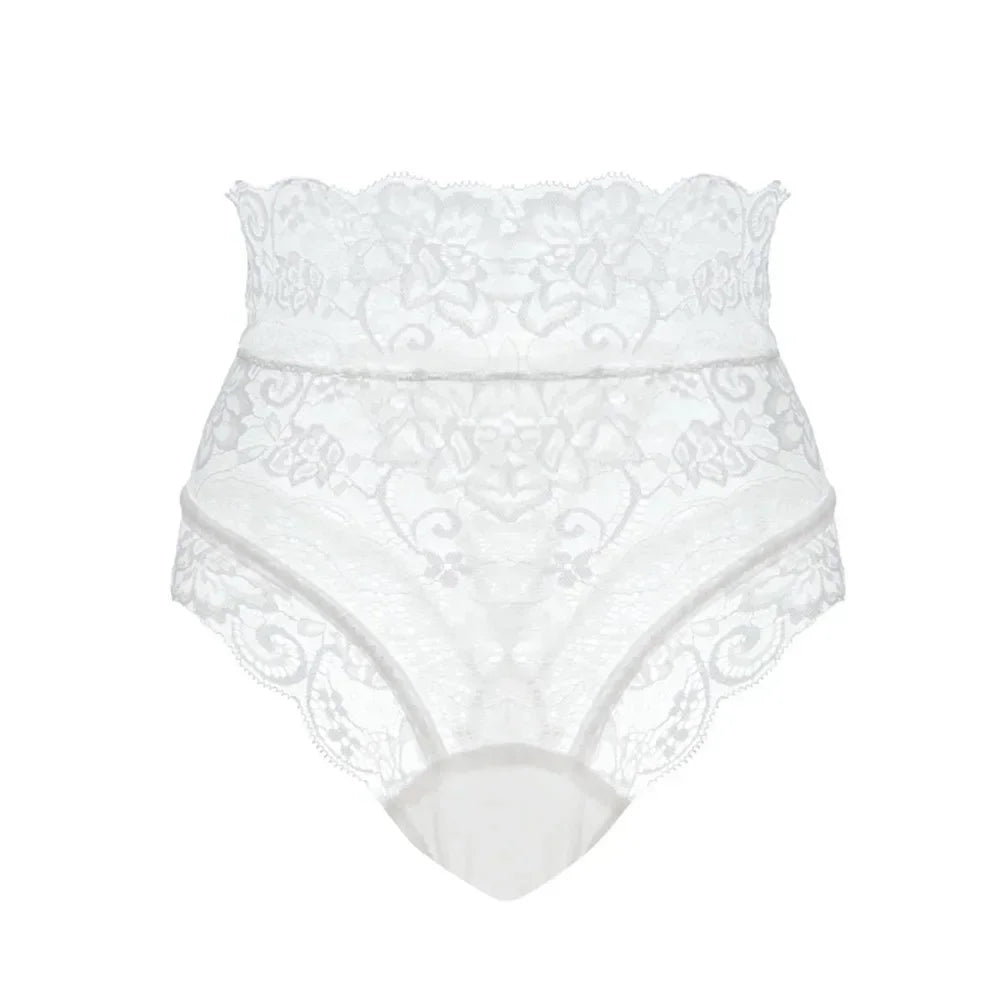 Lace Underwear Women Sexy Lingerie High Waist Panties Thongs Comfortable Seamless Hollow Out Underpants Knickers Briefs
