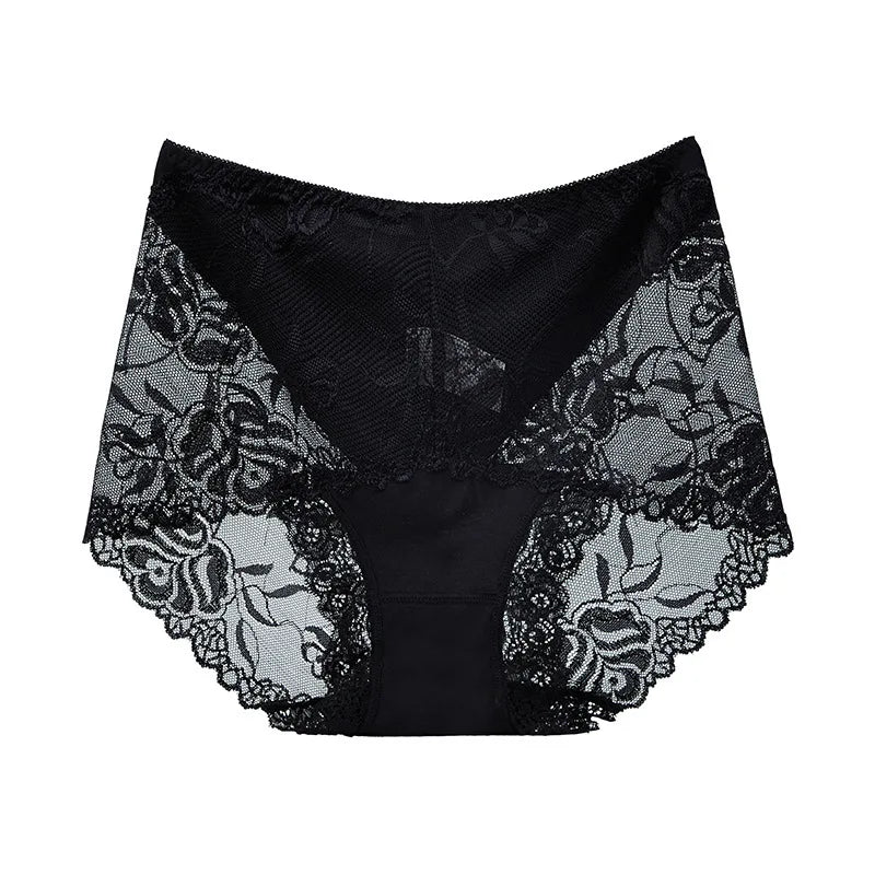 Sexy Lace Panties Women's Underwear   Female Underpants    Comfy  Elegant Briefs Transparent  Light Breathable   Lingerie