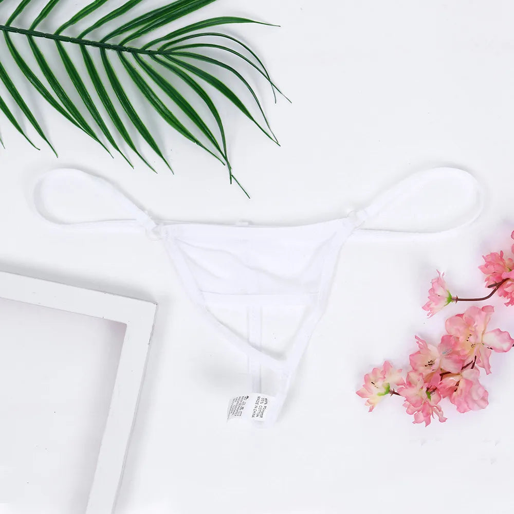 Women'S Panties Sexy Open Crotch Sexy Lingerie Transparent G-Strings Thongs Solid Underwear For Ladies Lace Pantys