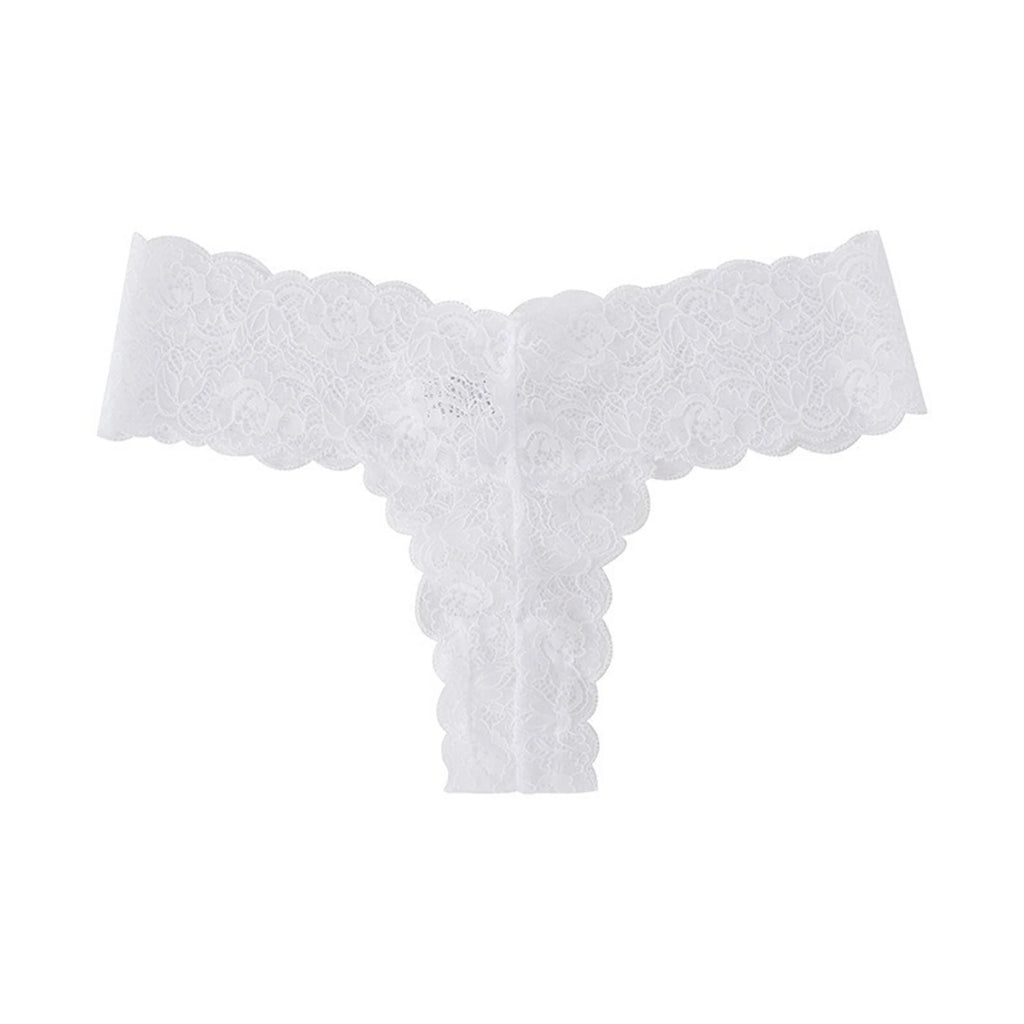Women's Lace Thong Panties Sexy Hollow Out Breathable Seamless Women's Underwear Multiple Colors Ladies Intimate Lingerie