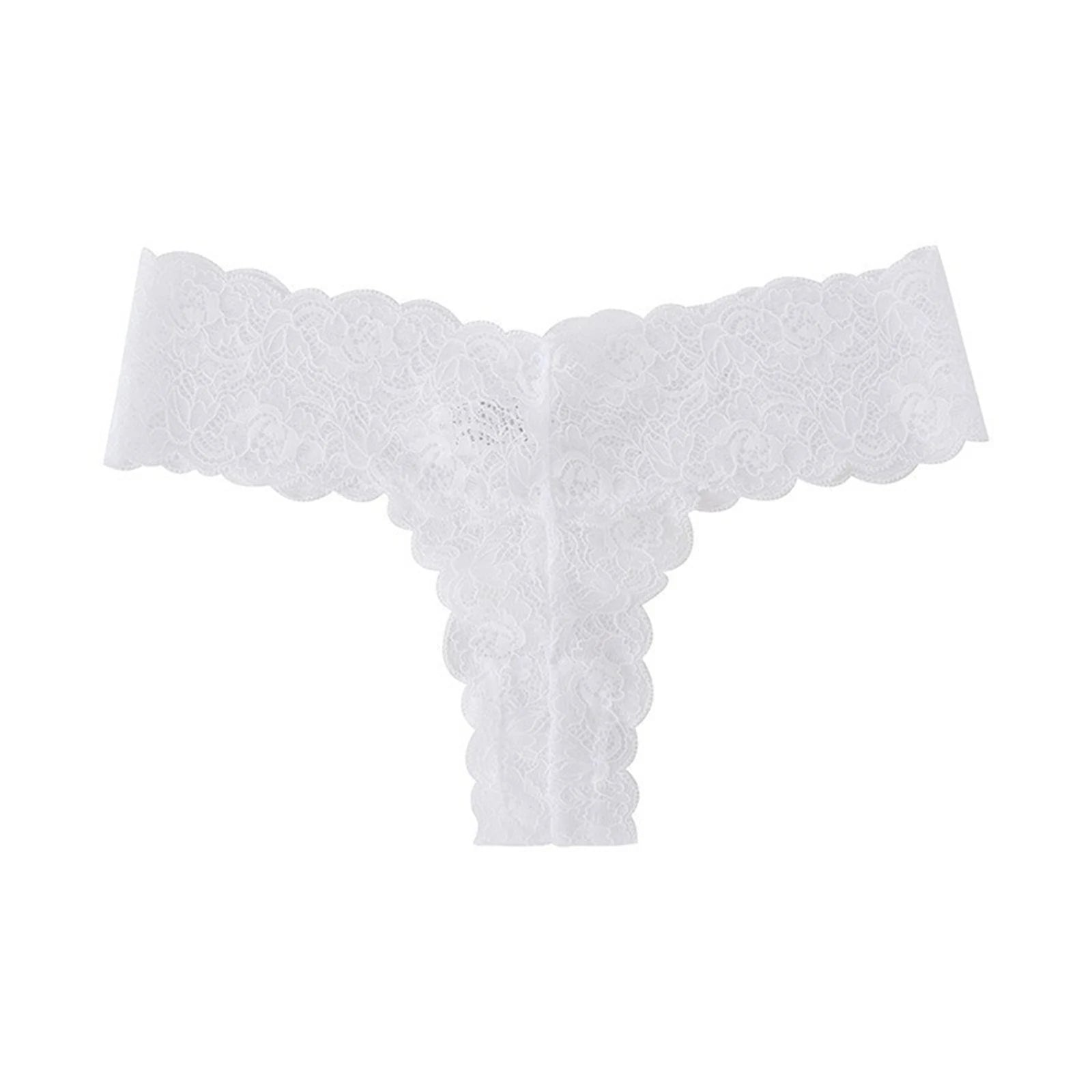 Women's Lace Thong Panties Sexy Hollow Out Breathable Seamless Women's Underwear Multiple Colors Ladies Intimate Lingerie
