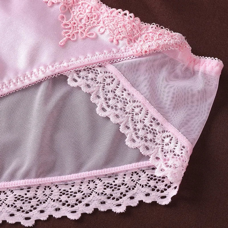 Women's Sexy Panties Seamless Cozy Lingerie Solid Ultra-thin Lace Underwear High Quality For Women Hollow Underpant Girl Panty