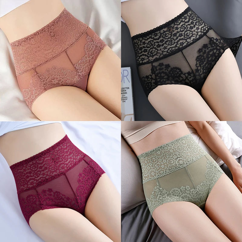 New Sexy Women Underwear High Quality Luxury Lace Ladies Panties Seamless  Female Briefs Lingerie Intimates Transparent