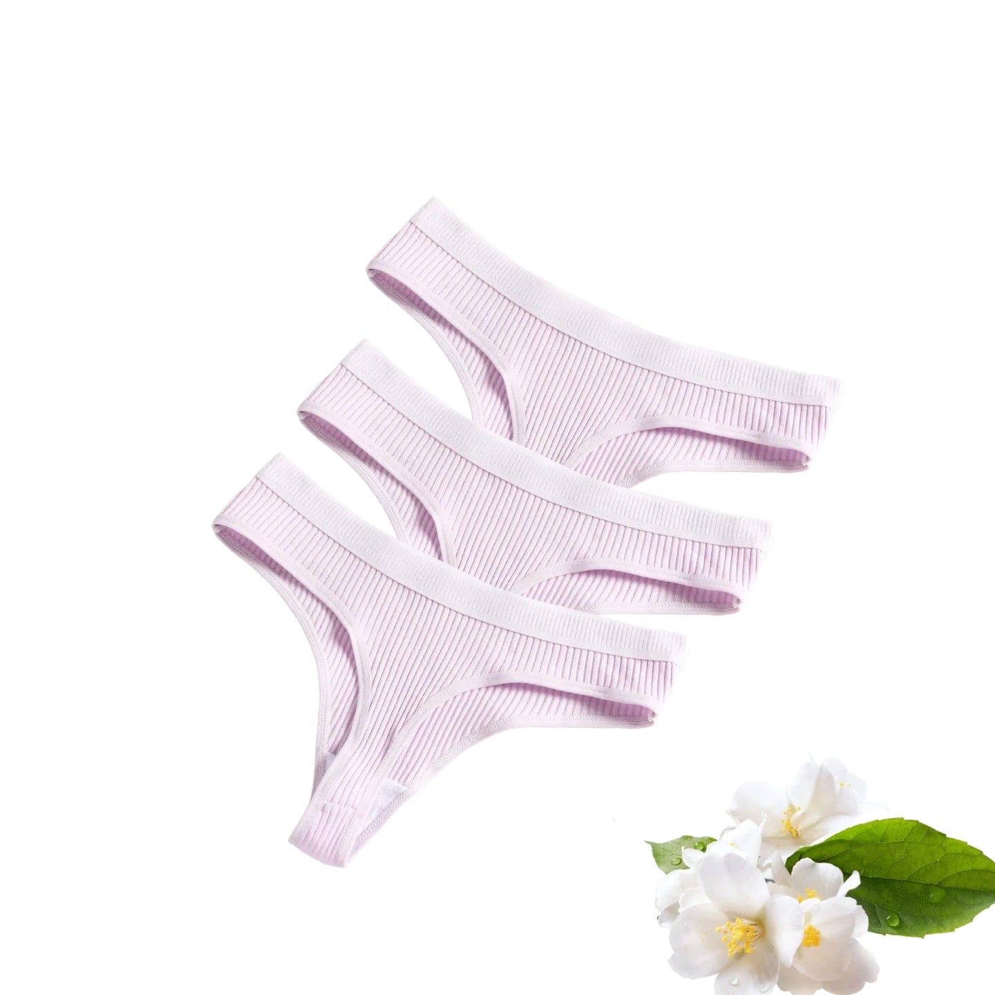 3Pcs/Lot Women's Panties Cotton Underwear Low Waist Briefs Girls Seamless Solid Color Underpant Female Sexy Tanga Thong T Back