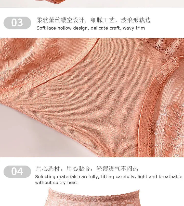 New Sexy Women Underwear High Quality Luxury Lace Ladies Panties Seamless  Female Briefs Lingerie Intimates Transparent