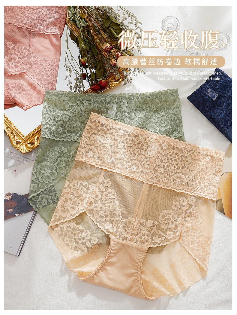 New Sexy Women Underwear High Quality Luxury Lace Ladies Panties Seamless  Female Briefs Lingerie Intimates Transparent