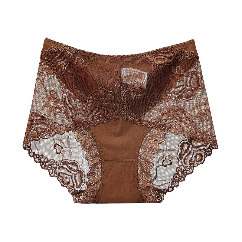 Sexy Lace Panties Women's Underwear   Female Underpants    Comfy  Elegant Briefs Transparent  Light Breathable   Lingerie