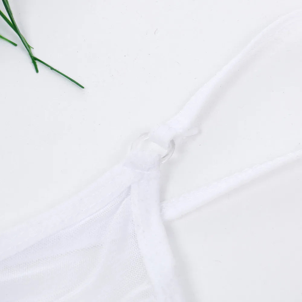 Women'S Panties Sexy Open Crotch Sexy Lingerie Transparent G-Strings Thongs Solid Underwear For Ladies Lace Pantys