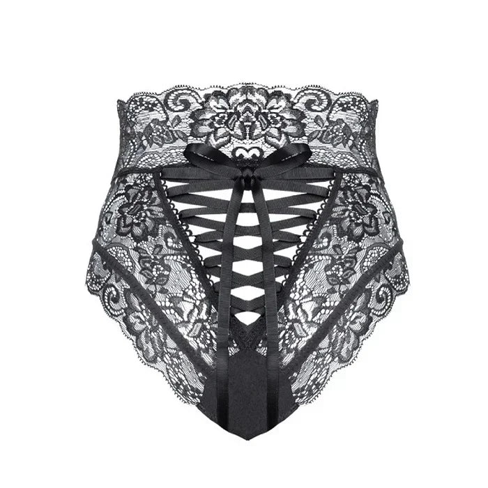 Lace Underwear Women Sexy Lingerie High Waist Panties Thongs Comfortable Seamless Hollow Out Underpants Knickers Briefs