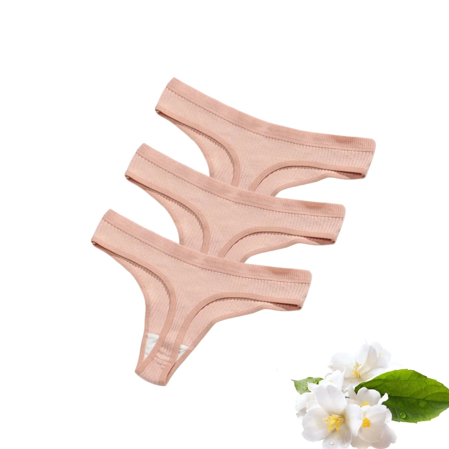 3Pcs/Lot Women's Panties Cotton Underwear Low Waist Briefs Girls Seamless Solid Color Underpant Female Sexy Tanga Thong T Back