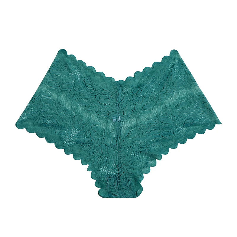 3PCS Underwear Women Sexy Lace Women Panties Seamless Hollow Out Briefs Transparent Female Underwear Breathable Lingerie